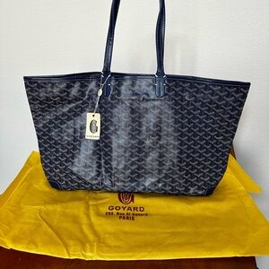 Goyard 💙 Navy Large Zip Tote